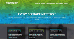 Desktop Screenshot of center-first.com